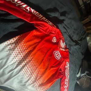 Troy Lee Designs Red and White Jersey